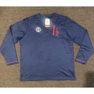 Men's XL Washington Wizards Navy/Red Generation Quarter-Zip Pullover Jacket
